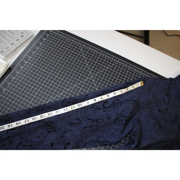 Polo Club /Long sleeved button up/ (Size S)/ Blue with Black Paisley - Picture 8 of 12